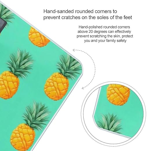 Smart Scale for Body Weight Digital Bathroom Weighing Scale Energy Saving Scale Tropical Pineapples