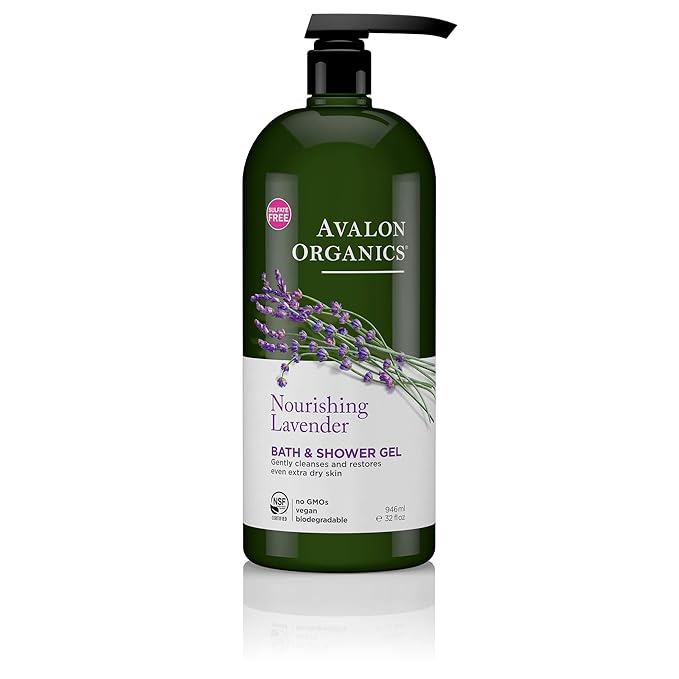 Avalon Organics Lavender Bath and Shower Gel 32 Ounce