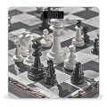 Black and White Chess Bathroom Scale Digital Weight Scale Precision 400 Lbs Weighing Scales Large with LCD Backlight Display BMI Measures