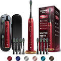 Wagner Stern IntelliBrush Series Whitening Electric Toothbrush with Pressure Sensor. Offers 4 Brushing Modes 3 intensities 8 Soft Brush Heads and a Luxury Travel case.