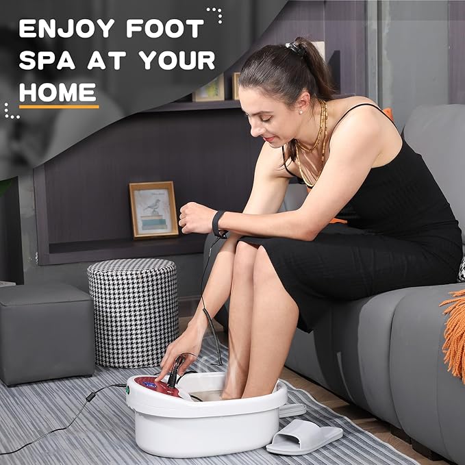 Ionic Foot Bath Detox Machine Foot Detox Machine Ionic Foot Spa Kit with 10 Ginger Tablets 2 Arrays 25 Tub Liners for Home use or Salon