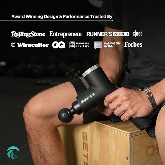 Ekrin Athletics Kestrel Massage Gun: Enhanced Precision &amp Comfort for Superior Muscle Recovery &amp Wellness | Relieve Sore Muscles and Stiffness