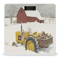 Tractor Flag Weight Scale Large Digital Bathroom Scales with Bright LED Display Non Slip Digital Scale and Step On Fashion Weighing Machine for Body