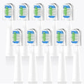 10PCS Compatible for Fairywill FW-E11 E10 E6 D7S Electric Toothbrush Replacement Brush Heads(10PCS White)