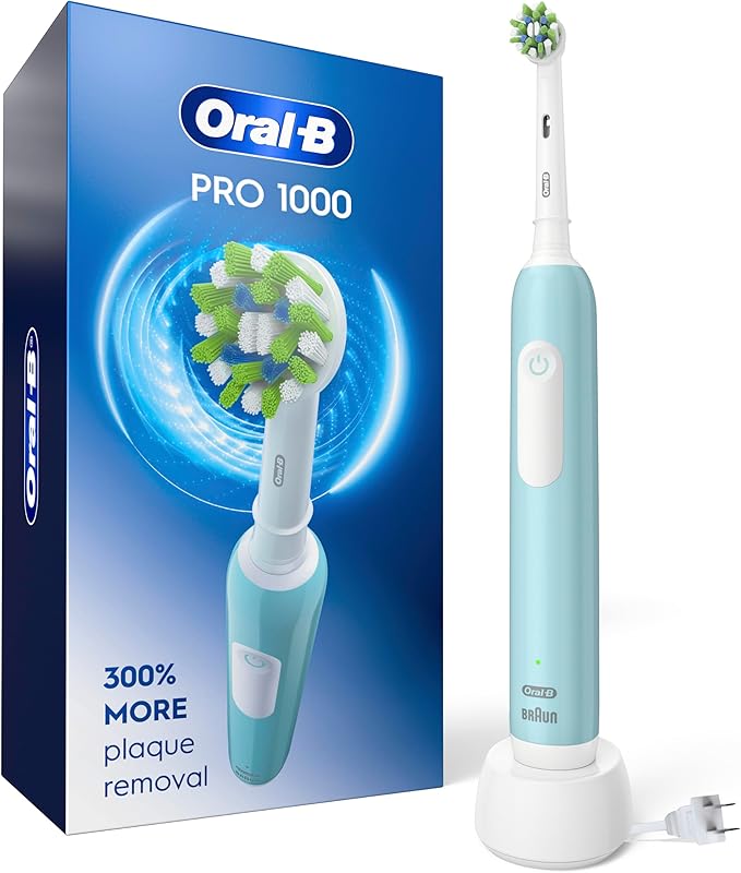 Oral-B Pro 1000 CrossAction Electric Toothbrush Green