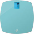 ToiletTree Products 400 lb Capacity Precision Digital Glass Bathroom Scale Blue