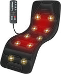COMFIER Full Body Massage Mat Pad Heating Vibrating Massage Chair Pad with 10 Vibration Motors 5 Massage Modes and Auto Shut Off Gift for Men Women