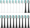 Compatible for 8Pcs Replacement Brush Heads with DiamondClean HX3/HX6/HX9 Series Electric Toothbrush HX6064(8 White 12 Black)