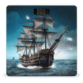 Digital Bathroom Scale for Body Weight Scale with Bright LCD Display High Accuracy Step-On Technology Auto On/Off Pirate Ship Digital Scales 400 Lbs /180kg