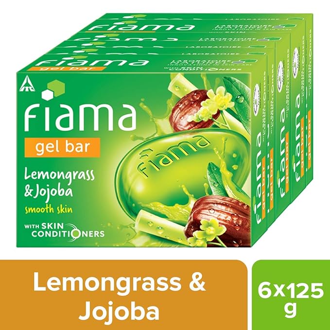 Fiama Soap Lemongrass and Jojoba 125g (Pack of 6)