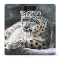 Snow Leopard Bathroom Scale for Body Weight Bathroom Weighing Scale with Backlit LCD Display Highly Accurate Measures Weight Up to 180kg