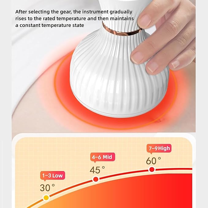 Neuro Relief Home Pro Massager Cleanse 4-in-1 Leg Massager Cordless Handheld Leg Massager for Shoulder Foot Full Body Electric Meridian Massage Brush for Muscle Pain Relief (1Set)