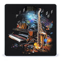 Digital Bathroom Scale for Body Weight Scale with Bright LCD Display High Accuracy Step-On Technology Auto On/Off Saxophone and Piano Digital Scales 400 Lbs /180kg