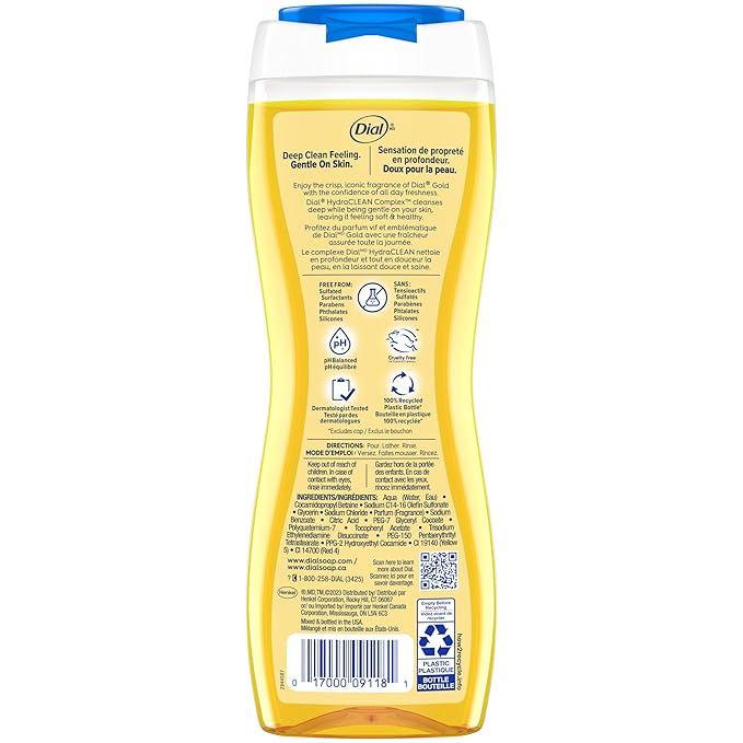 Dial Body WashAdvanced Clean Gold16 fl oz(Pack of 12)