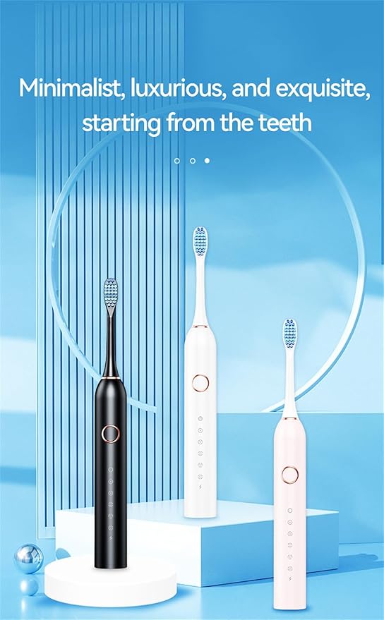 Electric Toothbrush for Adults (White)
