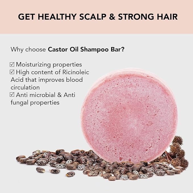 Kitsch Shea Butter Body Wash Bar &amp Castor Oil Shampoo Bar