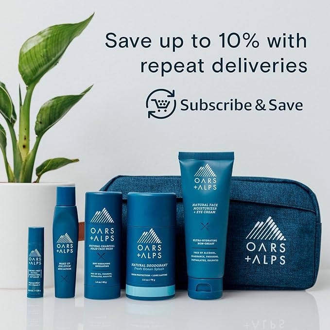Oars + Alps Body Wash for Men Mens Body Wash &amp Face Cleanser with Vitamin E &amp Antioxidants Moisturizing Paraben &amp Sulfate Free Cleanser Alpine Tea Tree 2pk