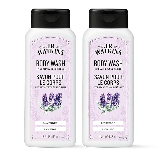 J.R. Watkins Body Wash Lavender 18 fl oz 2 Pack