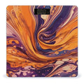 Purple Tie-dye Fabric Scale for Body Weight Anti-Slip Digital Bathroom Scale Sturdy Toughened Glass Weighing Scales High Precision Safe Rounded Corners Smart Scales