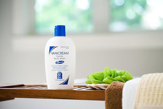 Vanicream Aluminum-Free Gel Deodorant - 2 oz - Unscented Formula for Sensitive Skin &amp Gentle Body Wash -12 fl oz - Formulated Without Common Irritants for Those with Sensitive Skin
