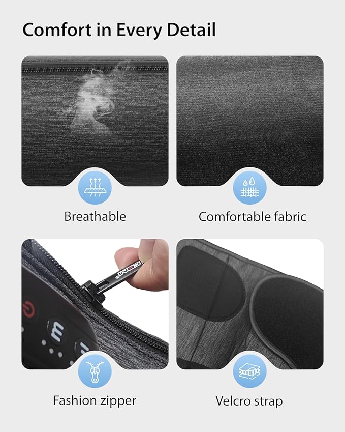 CINCOM Cordless Calf Massager for Circulation Leg Compression Massager for Calf Rechargeable Leg Massage with 3 Intensities 3 Modes for Pain Relief Gifts for Women Men