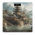 Picture of A River Scale for Body Weight Accurate Digital Bathroom Scale Toughened Glass High Precision Scales Smart Weight Scales with Large LCD Backlight Display Weighing Machine