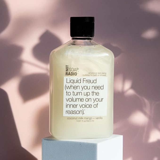 Not Soap Radio Liquid Freud | Coconut Milk Mango Vanilla with St. John's Wort | Bath Shower Gel