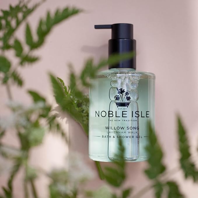 Noble Isle Willow Song Bath &amp Shower Gel | Luxury Body Wash for Women with Fine British Fragrance Oils | Vegan Body Wash &amp Paraben Free Body Wash (8.45 oz)