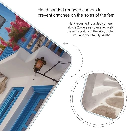 Greece Street Weight Scale for Body Weight Digital Bathroom Scale High Capacity Accurate Digital Weighing Scales and Easy-to-Read on Backlit LCD Display Scales