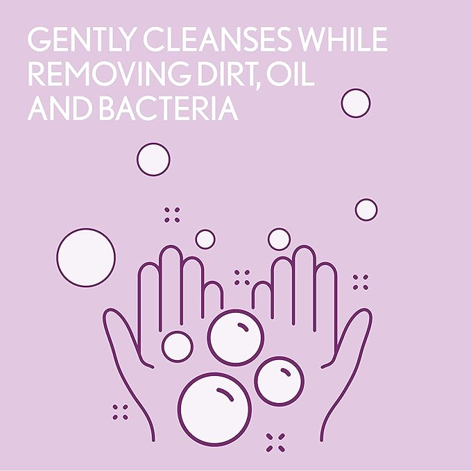 Aveeno Stress Relief Body Wash with Soothing Oat Lavender Chamomile &amp Ylang-Ylang Essential Oils Hypoallergenic Dye-Free &amp Soap-Free Calming Body Wash 12 fl. Oz (Pack of 3)