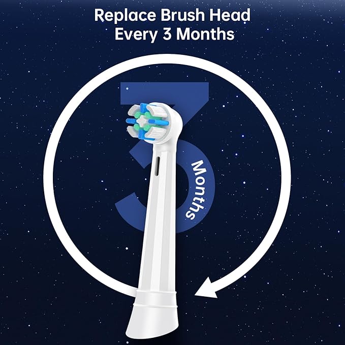 8 Pack IO Replacement Brush Heads Compatible with Oral B iO 2/3/4/5/6/7/8/9/10/Deep Clean Series Electric Toothbrushes IO Brush Head for Teeth Cleaning (White)