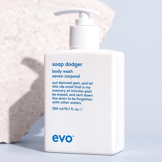 EVO Soap Dodger Paraben-Free Body Wash for All Skin Types Men &amp Women - Cleanses Moisturizes &amp Soothes - 10.1 fl oz