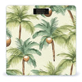 Summer Coconut Tree Scale for Body Weight Accurate Digital Bathroom Scale Toughened Glass High Precision Scales Smart Weight Scales with Large LCD Backlight Display Weighing Machine