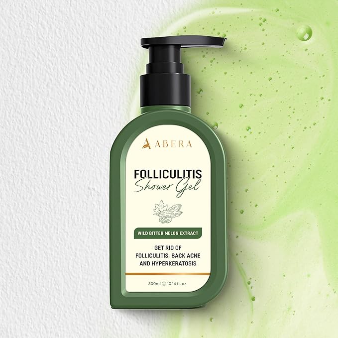 ABERA Bitter Melon Shower Gel | Gentle Body Wash for Soothing and Cleansing High-Performance BHA Folliculitis Body Wash Reduces Back Acne Keratosis Pilaris &amp Folliculitis Treatment1014 fl oz