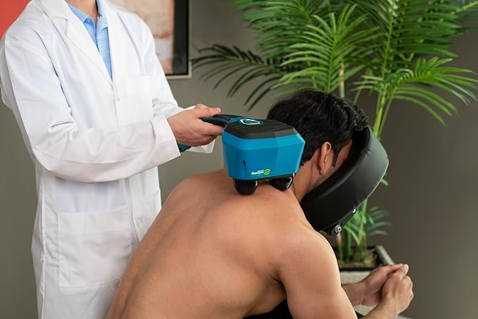 Thumper LITHIUM2 Back Massager Cordless Dual Head Powerful Back Hip Deep Tissue Percussion Massager Handheld 5 Speed Sciatic Nerve Massage Machine Professional Personal Muscle Pain Relief