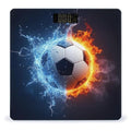Women's Fashion Automatic Switch Digital Bathroom Weighing Scale Smart Scale Water and Fire Soccer Ball