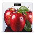 Red Apple Fruit Scale for Body Weight Accurate Digital Bathroom Scale Toughened Glass High Precision Scales Smart Weight Scales with Large LCD Backlight Display Weighing Machine