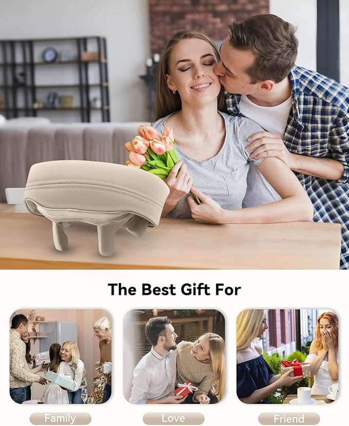 Snailax Cordless Neck Massager with Heat Shiatsu Neck and Shoulder Massager for Deep Tissue Kneading Back Massage Pillow for Leg Body 2 Heating Levels Gifts for Men Women