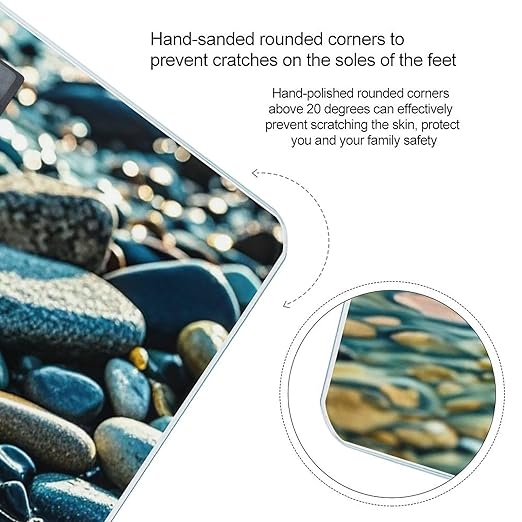 Rocks and Pebbles Scale for Body Weight Smart Scales Digital Bathroom Scale High Precision Weighing Scales with Large Display Weighing Machine for People