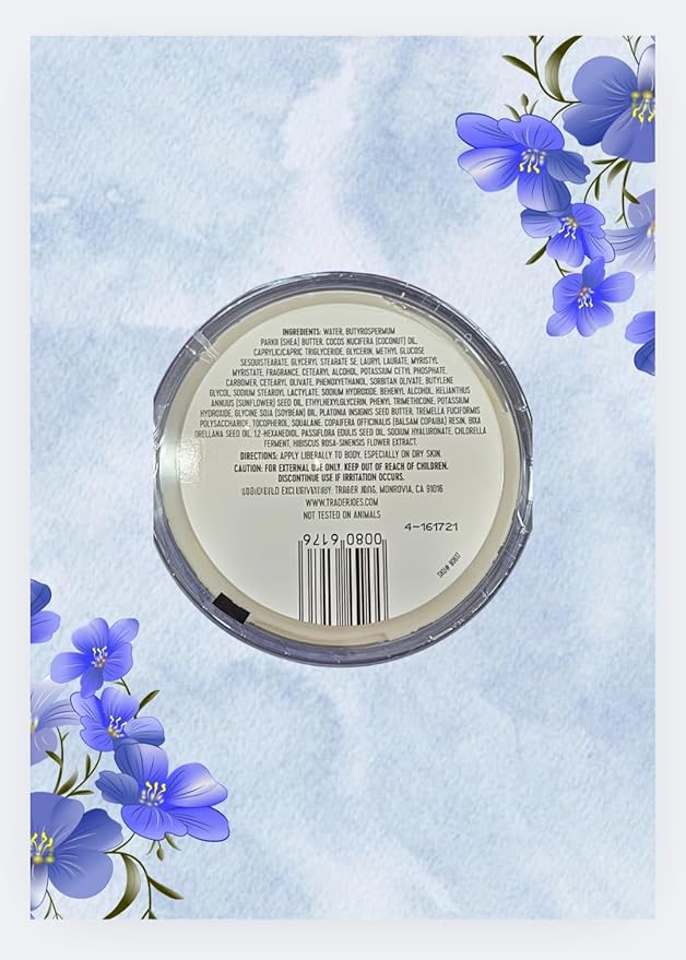Ultra Rich Body Butter SHEA BUTTER.PASSION FRUIT SEED OIL HIBISCUS EXTRACT WARM VANILLA 2 pack each 8 oz