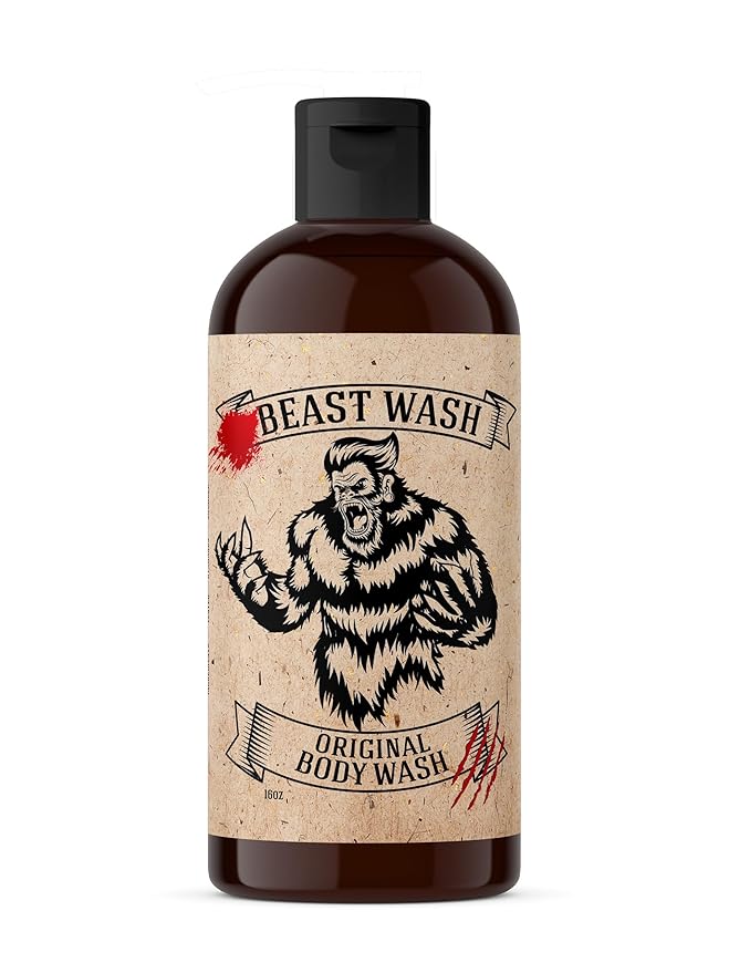 Johnny Slicks Body Wash - Supports Clean &amp Hydrated Skin - With Activated Charcoal Organic Oils &amp Exfoliants - Original Scent - 16 oz