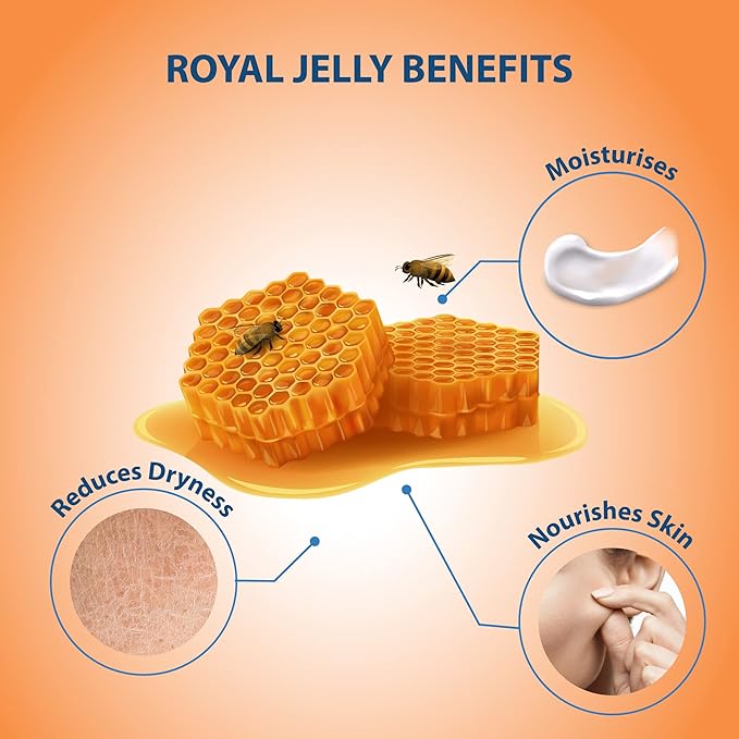 Goat's Milk Body Wash Moisturising Royal Jelly-Honey 40.7 Fl.Oz - Pack of 2 bottles
