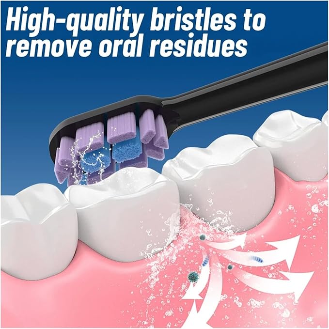 5/10PCS Replacement Brush Heads Compatible for MIJIA T700 Mes604 Sonic Electric Toothbrush Bristle with Caps Sealed Pack(10Pcs Adapts to T700)
