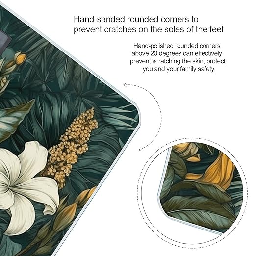 Leaves and Flowers Scale for Body Weight Smart Scales Digital Bathroom Scale High Precision Weighing Scales with Large Display Weighing Machine for People