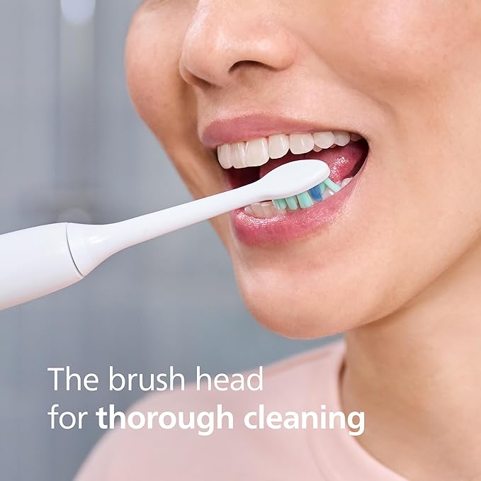 Philips Sonicare C2 Plaque Control - Genuine Replacement Electric Toothbrush Heads White 6 Pack Up to 18 Month Supply HX9026/77