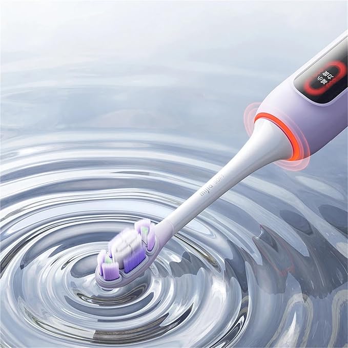 Compatible for XIAOMI MIJIA - Oscillation Toothbrush Pro Smart 4 Modes IPX8 Waterproof Vibration(Orange)
