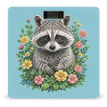 Raccoon Bathroom Scale for Body Weight LCD Display Digital Bathroom Scale Tempered Glass Bathroom Weight Scales Fashion Smart Scales for Home Bedroom 400 Lb