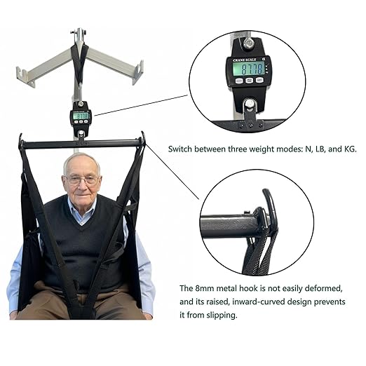 Patient Lift Scale for Home Weight Scale Suitable for Bedridden Patient Transfer MachineMaximum Load Capacity of 660 Lb