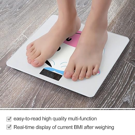 Funny Cow Scale for Body Weight Digital Bathroom Scale Accurate Smart Weight Scales with Large Display Weighing Machine High Precision Scales