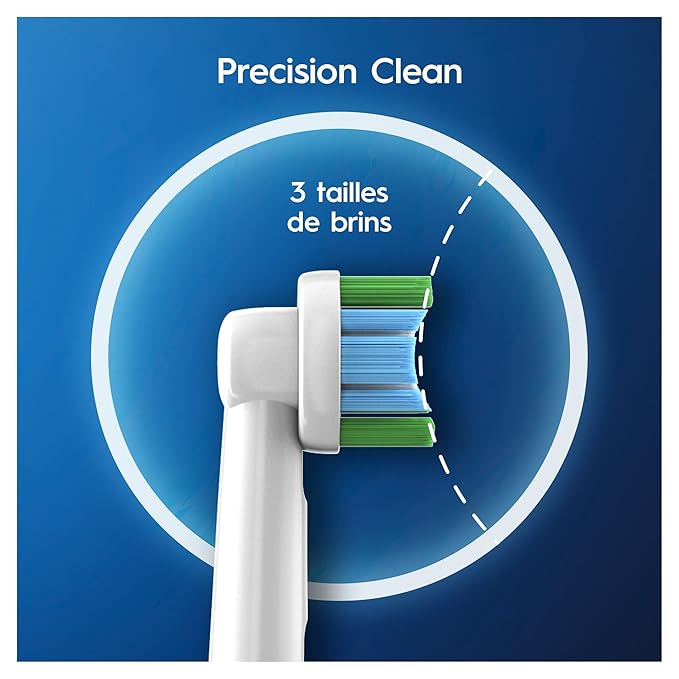 Oral-B Precision Clean 16 Piece Electric Toothbrush Heads with CleanMaximiser Bristles for Optimal Teeth Care Oral-B Toothbrushes Mailbox Pack